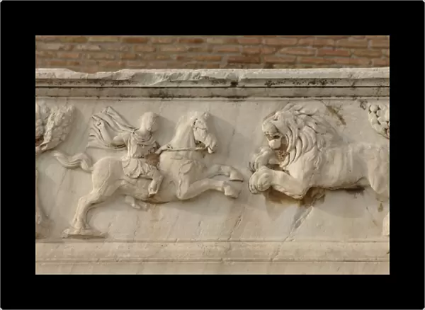 Roman Art. Greece. Relief in a Roman tomb around the Odeon
