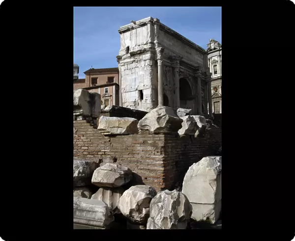 Italy. Rome. Arch of Septimius Severus