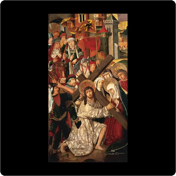 Gothic Art. Spain. 15th century. Jesus walked to Calvary (14