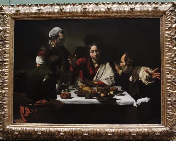 Caravaggio (1571-1610). Supper at Emmaus (1601)