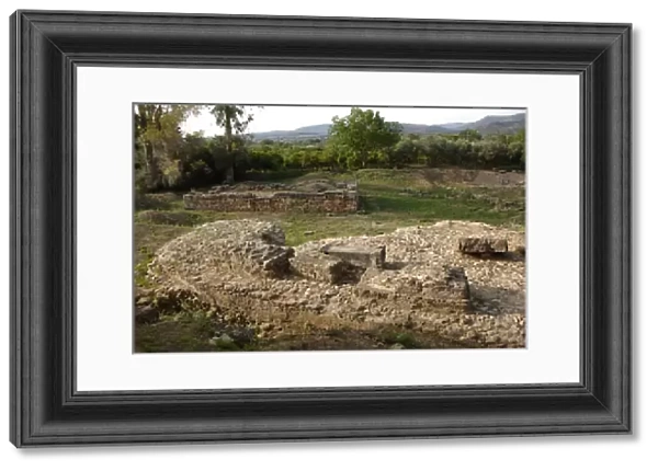 Greekk. Sparta. Acropolis. Ruins of Artemision. Detail