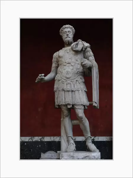 Marcus Aurelius (121-180). Roman emperor from 161 to 180. Ny