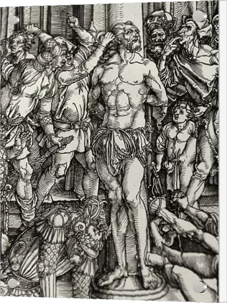 The Flagellation, 1496-1497, by Durer (1471-1528)