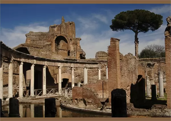 Hadrians Villa. Maritime Theatre. 2nd century. Italy