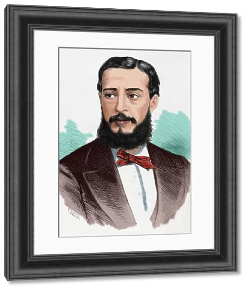 Angel Carvajal y Fernandez de Cordoba (1841-1898). Engraving