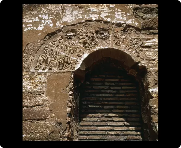 Spain. Monzon. Castle. Detail