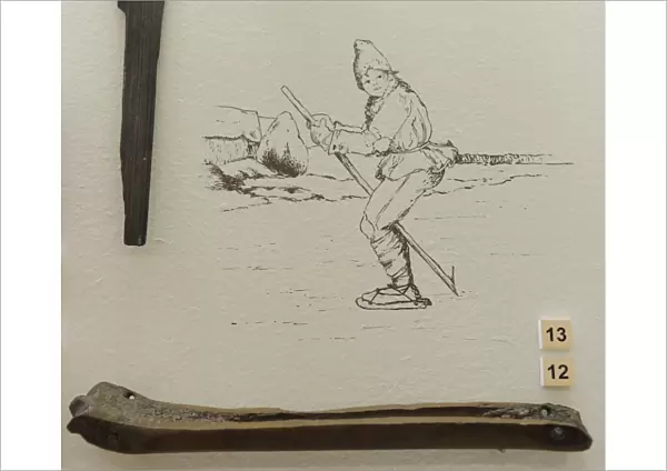 Latvia. Bone skates. 19th century