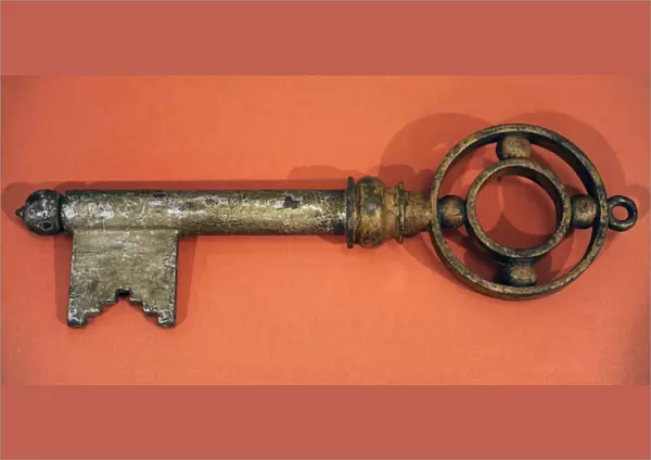Old key. Museum of History and Navigation. Riga. Latvia