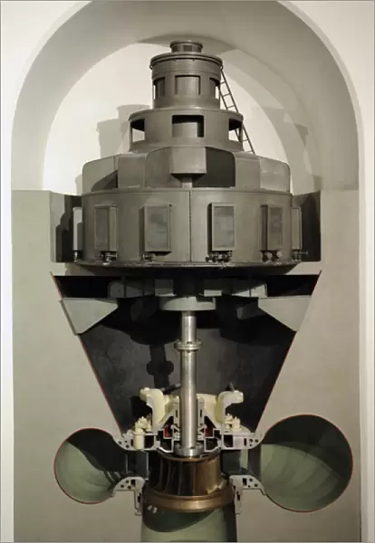 Working Model of a Pelton Turbine, Escher Wyss AG, Ravensbur