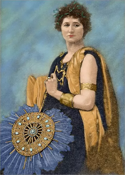 Mary Anderson in the role of Hermione, wife of Pyrrhus