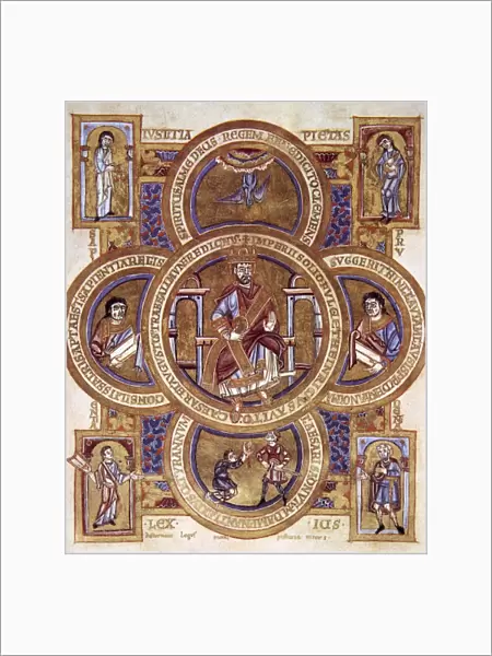 Gospel Book of Henry II (972-1024). Miniature