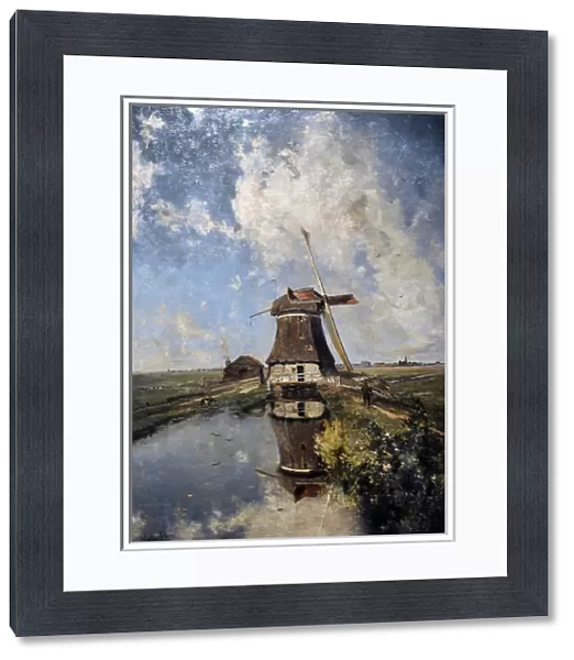 A Windmill on a Polder Waterway, Known as In the Month of Ju