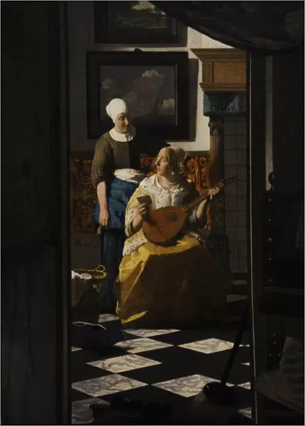 The Love Letter, c. 1669-1670, by Johannes Vermeer (1632-1675