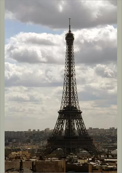 France. Paris. Eiffel Tower (1887-1889) by Gustave Eiffel (1