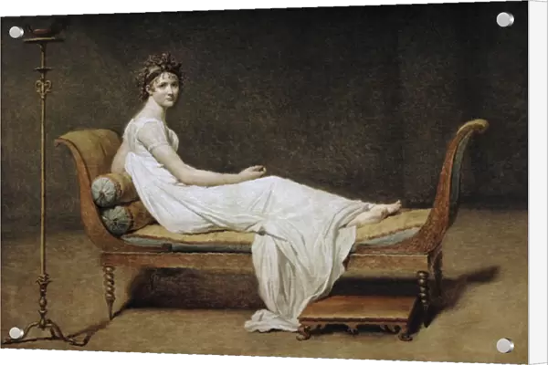 Jacques-Louis David (1748-1825). Portrait of Madame Recamier