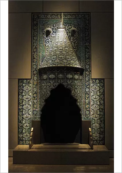 Islam. Tilework Chimneypiece, Turkey, probably Istanbul, 173
