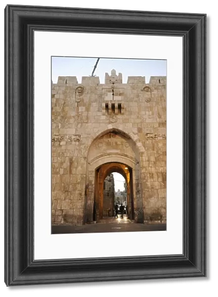 Israel. Jerusalem. Lions Gate. Old City Walls