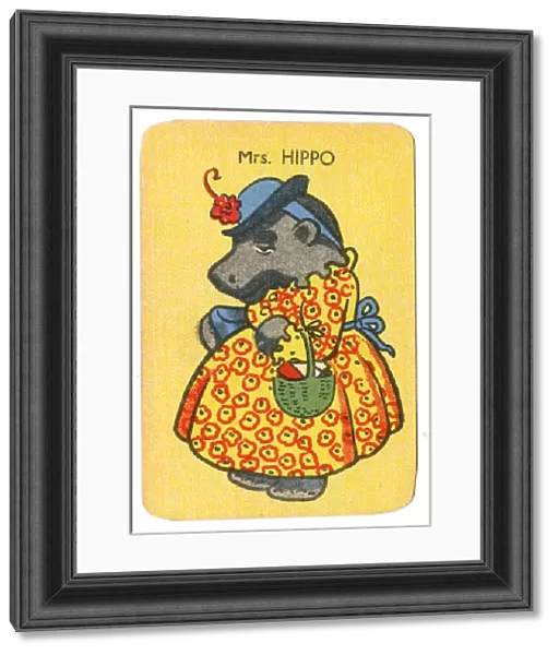 Happy Families Animals - Mrs Hippo
