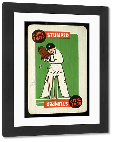 Cricket - Run-It-Out card game - Stumped