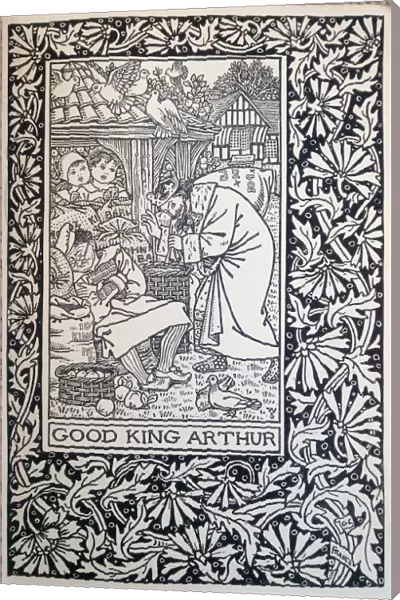 Illustration, Good King Arthur