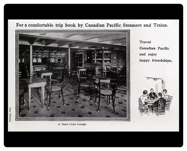 Canadian Pacific Third Class Lounge