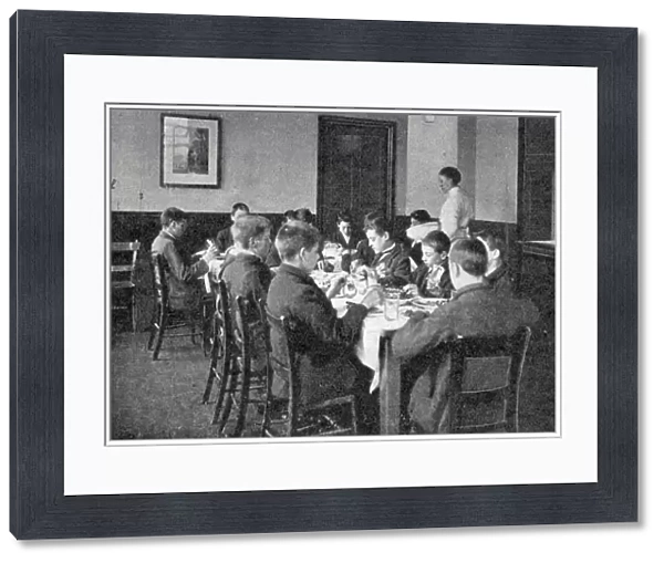 School for Deaf Boys, Anerley, London - dinner time