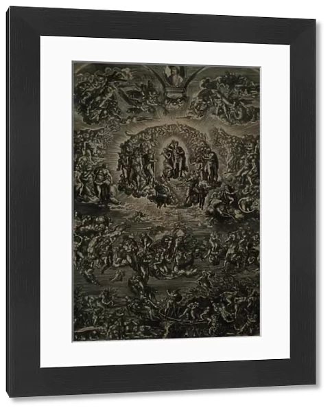 The Last Judgment, 1569, engraving by Martino Rota (c. 1520-1