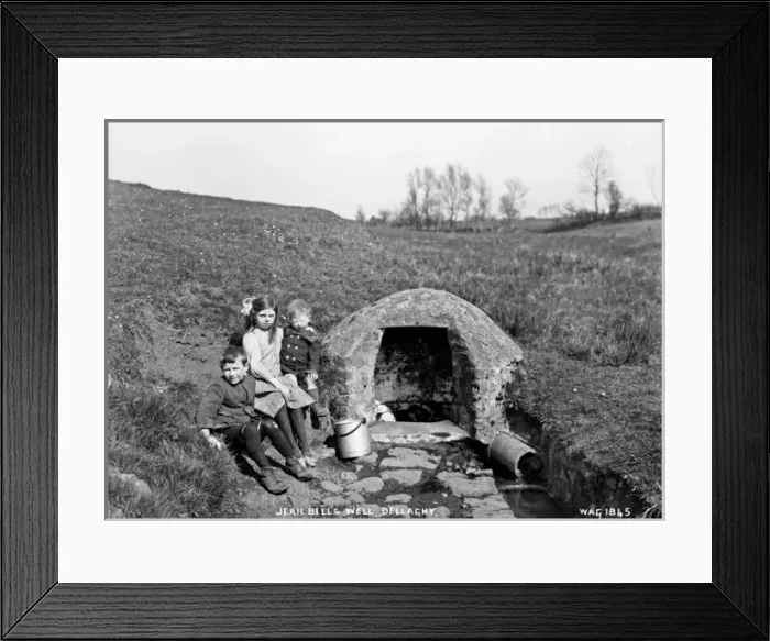 Framed Print : Jean Bells Well, Bellaghy Print - Early 1900s Framed Print : Jean Bells Well, Bellaghy Print - Early 1900s
