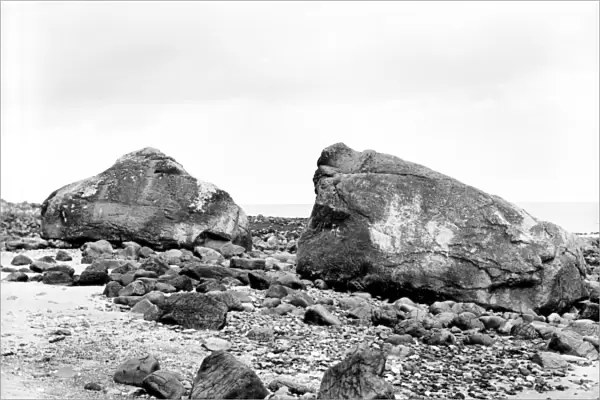 Ice Deposited Boulders at Whitehead, Co. Antrim