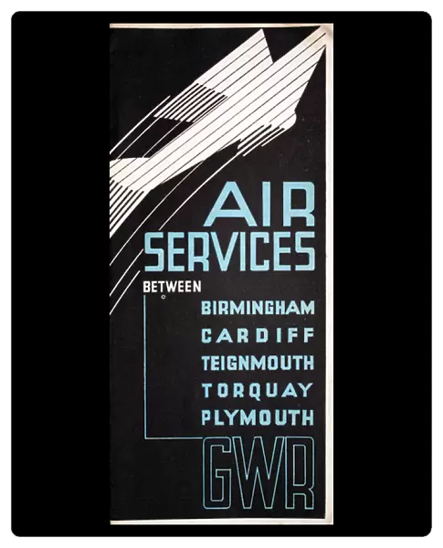 Cover design, GWR Air Services