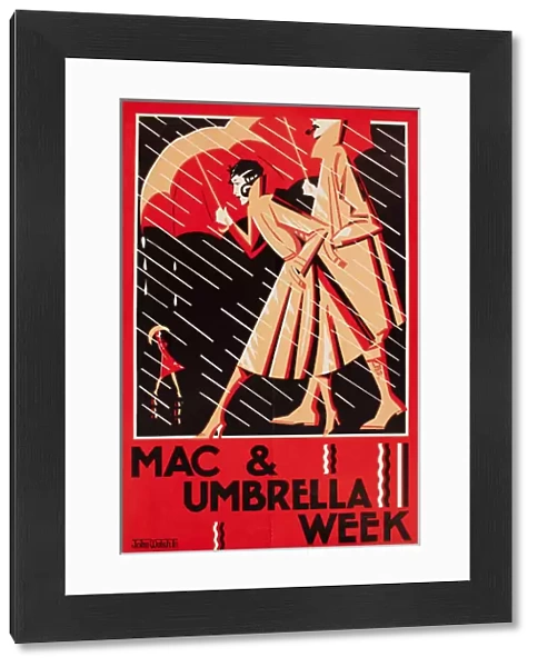 Poster, Mac & Umbrella Week, John Walsh Ltd