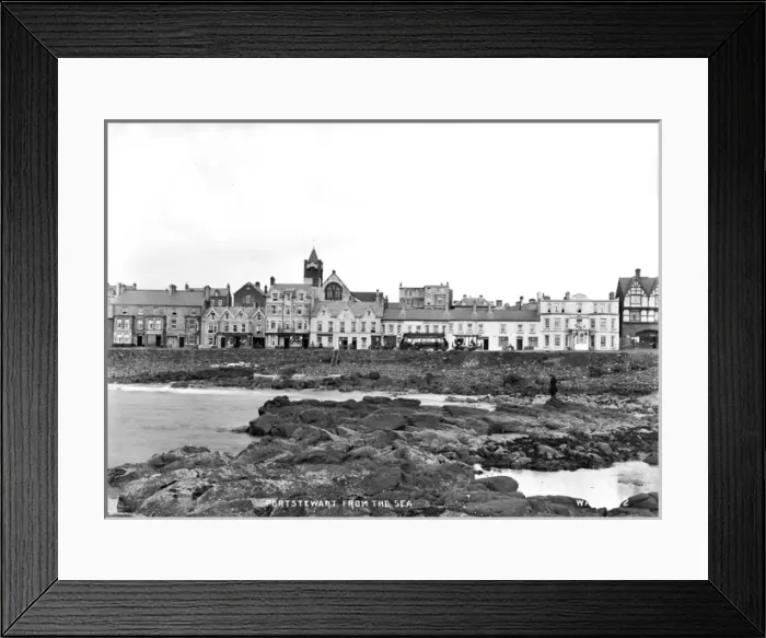 Framed Print : Portstewart from the Sea - Early 20th Century Print Framed Print : Portstewart from the Sea - Early 20th Century Print