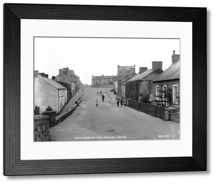 Framed Print : Castledawson Print - Early 1900s View from Dawsons Bridge