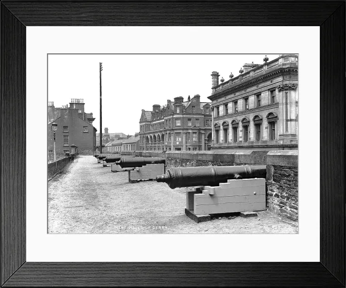 Framed Print : The Walls of Derry Print - Early 1900s Framed Print : The Walls of Derry Print - Early 1900s