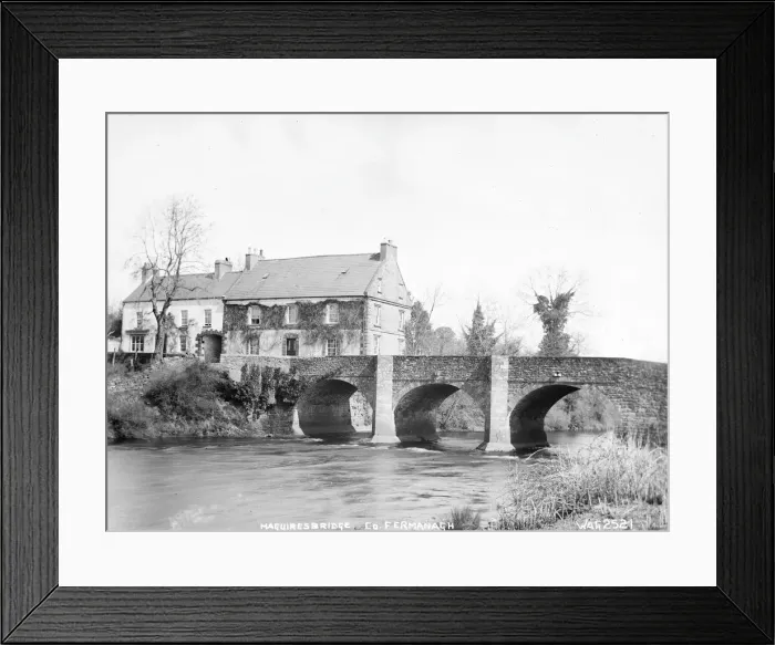 Framed Print : Early 20th Century Print of Maguiresbridge, Co Fermanagh Framed Print : Early 20th Century Print of Maguiresbridge, Co Fermanagh