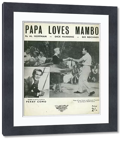 Music cover, Papa Loves Mambo, Perry Como