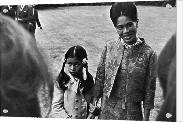 Queen Sirikit of Thailand her daughter Princess Chulabhorn