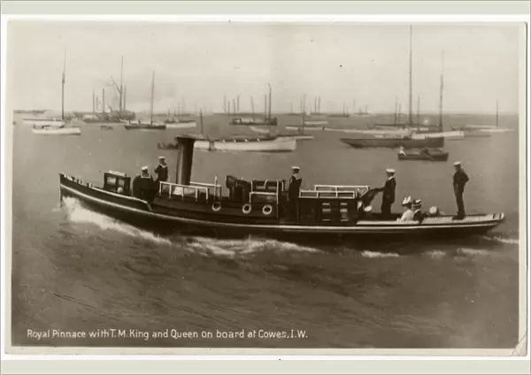 Royal Steam Pinnace - Cowes, Isle of Wight - King and Queen