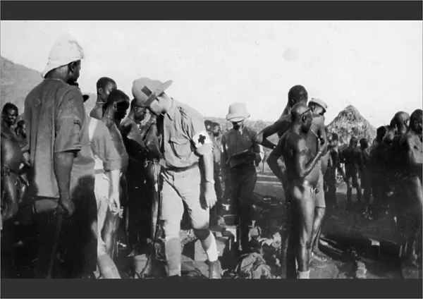 Carrier inspection, Bura Camp, Kenya, WW1
