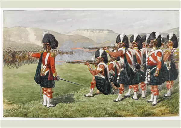 The 93rd Sutherland Highlanders at the Battle of Balaclava