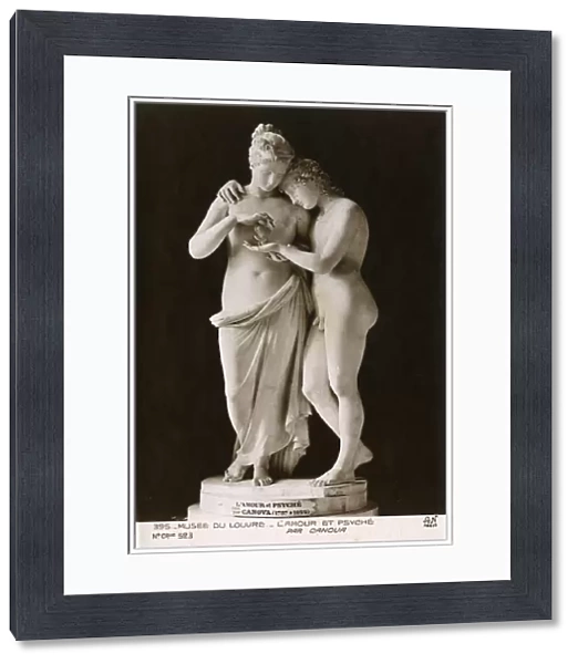 Cupid and Psyche, sculpture, Antonio Canova, Louvre, Paris