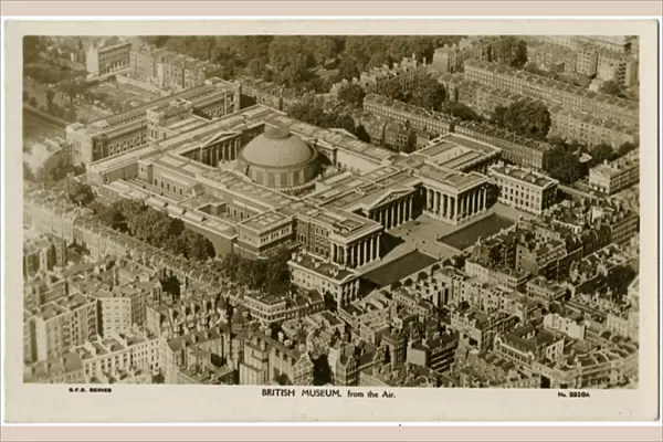 Aerial View of the British Museum, London