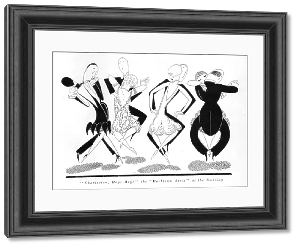 Sketch by Fish of the Charleston dance at the Embassy club