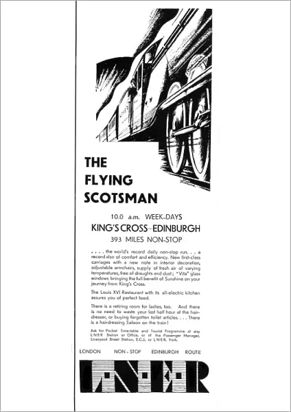 Flying Scotsman advertisment