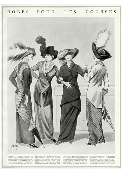 Tailor-made suits for the races 1912