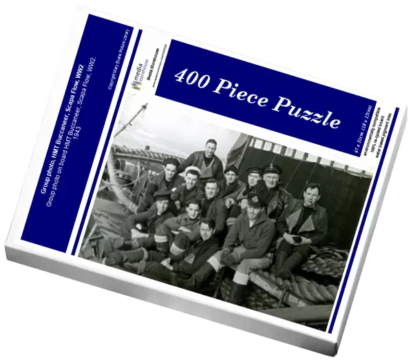 Group photo, HMT Buccaneer, Scapa Flow, WW2