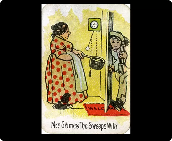 The Round Game of Happy Families, Mrs Grimes