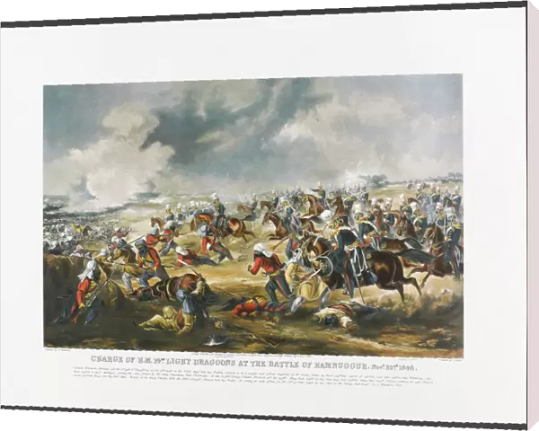 Charge of the Light Dragoons at the Battle of Ramnuggur