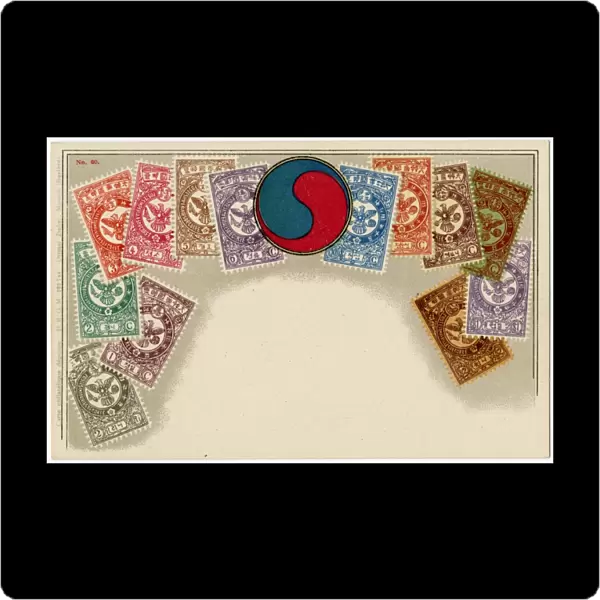 Stamp Card produced by Ottmar Zeihar - Korea