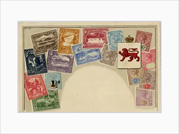 Stamp Card produced by Ottmar Zeihar - Tasmania